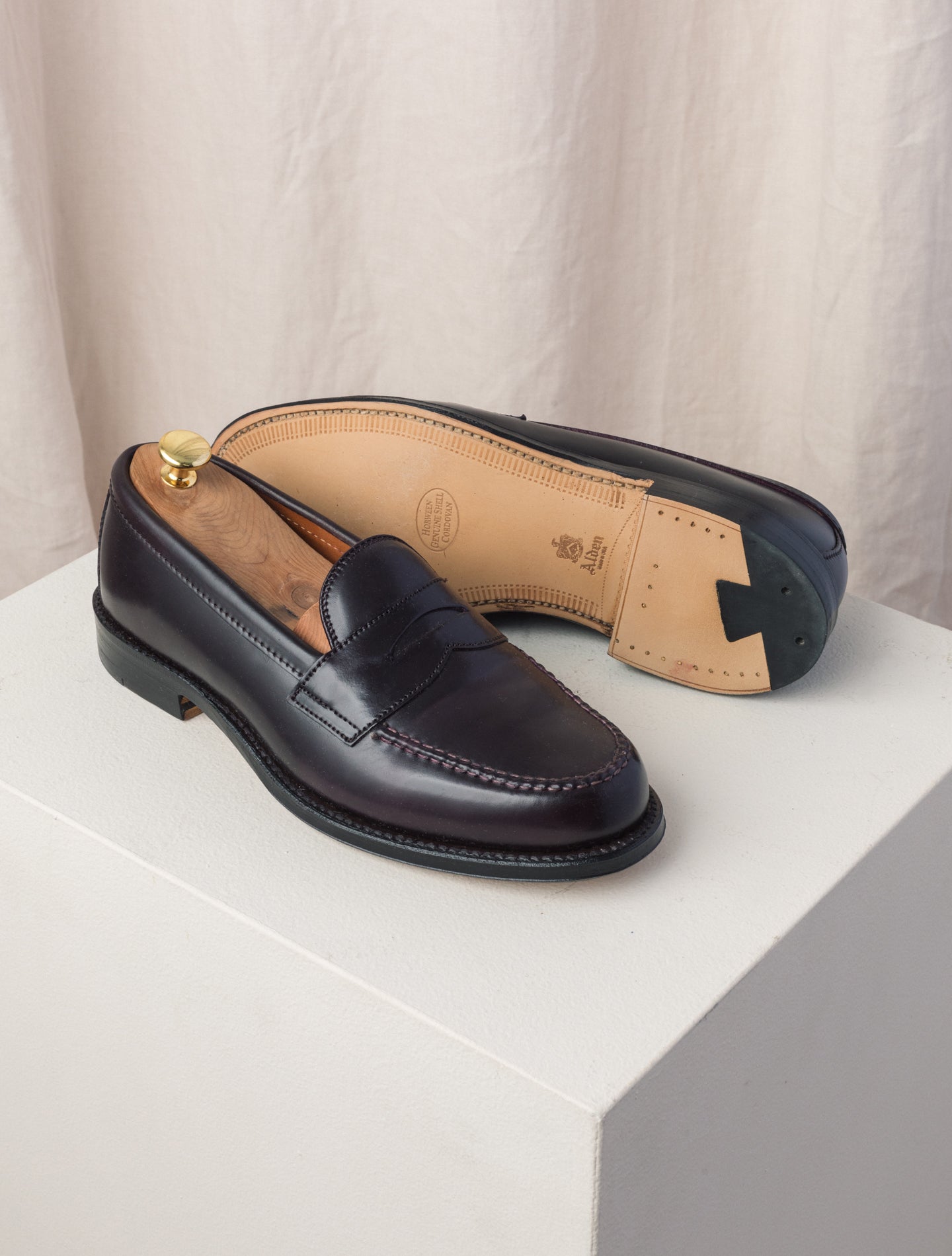 LHS Penny Loafer Cordovan Col. 8 Alden Loafers US 6,5