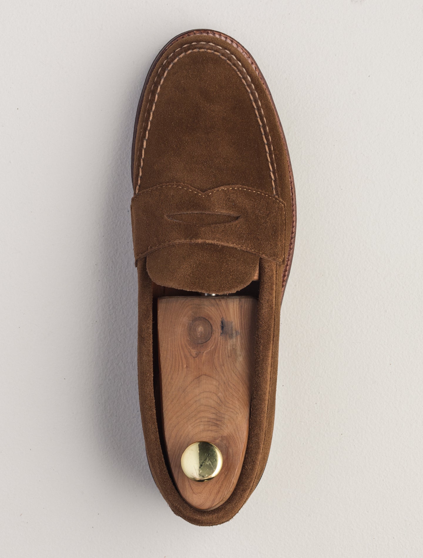 LHS Suede Penny Loafer Alden Loafers US 6