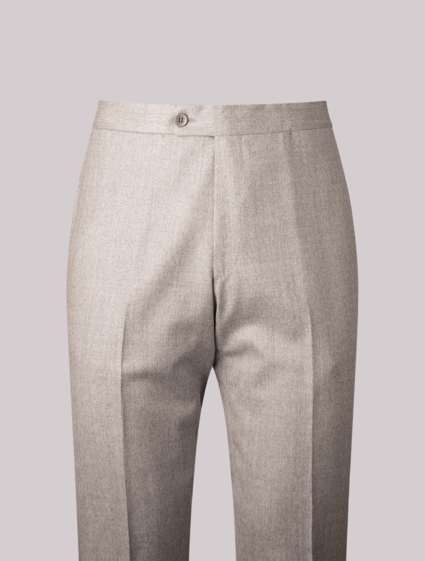 Light Grey Mid Rise Trousers