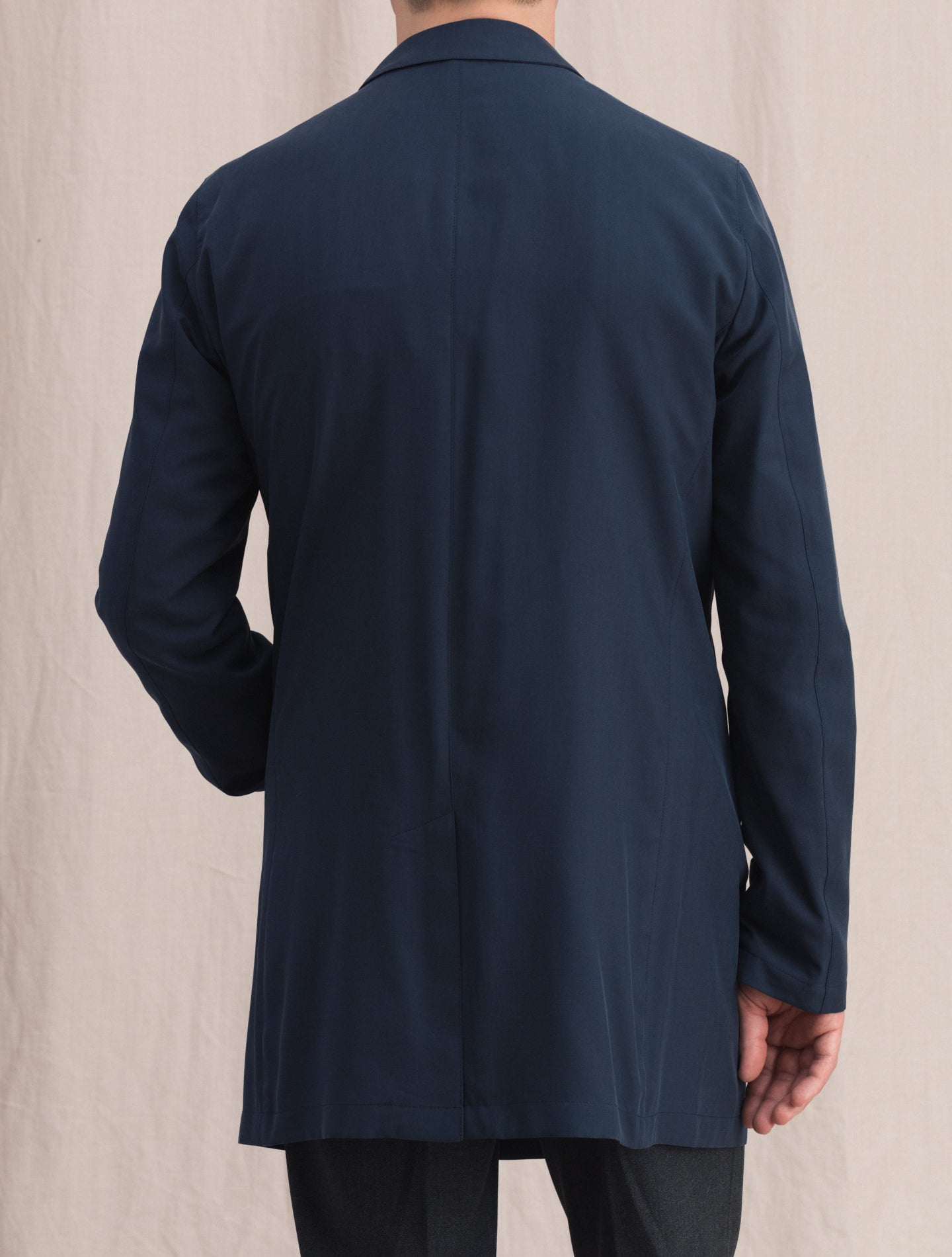 Lightweight Car Coat Navy Herno Outerwear 48