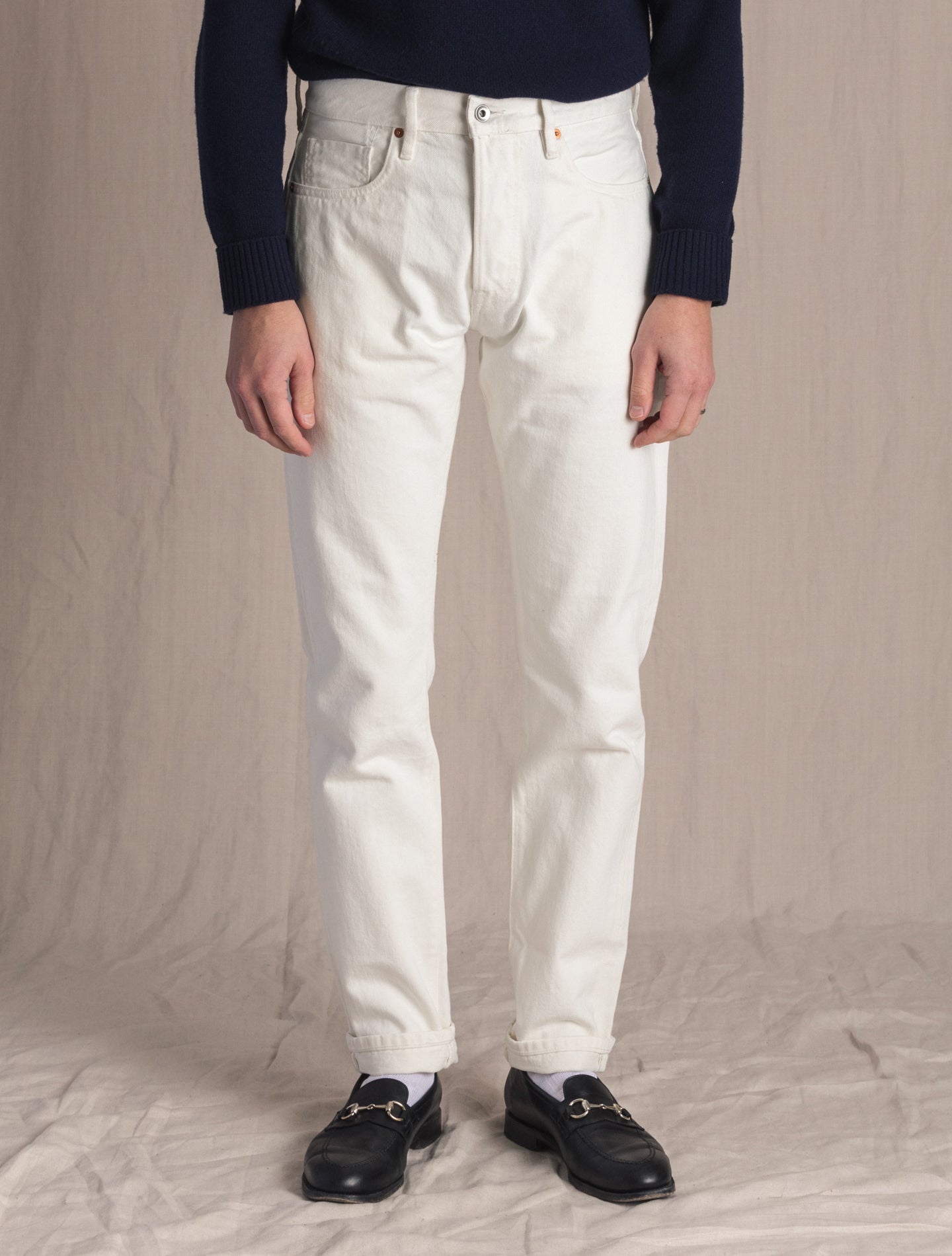 M7 Tapared Jeans White C.O.F. Jeans 30