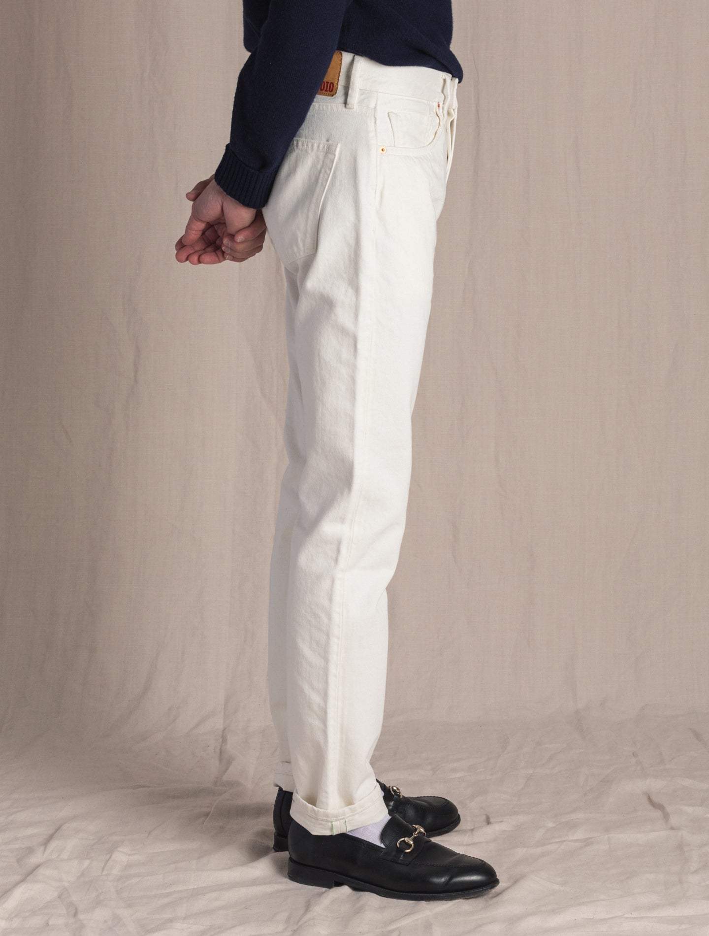 M7 Tapared Jeans White C.O.F. Jeans 30