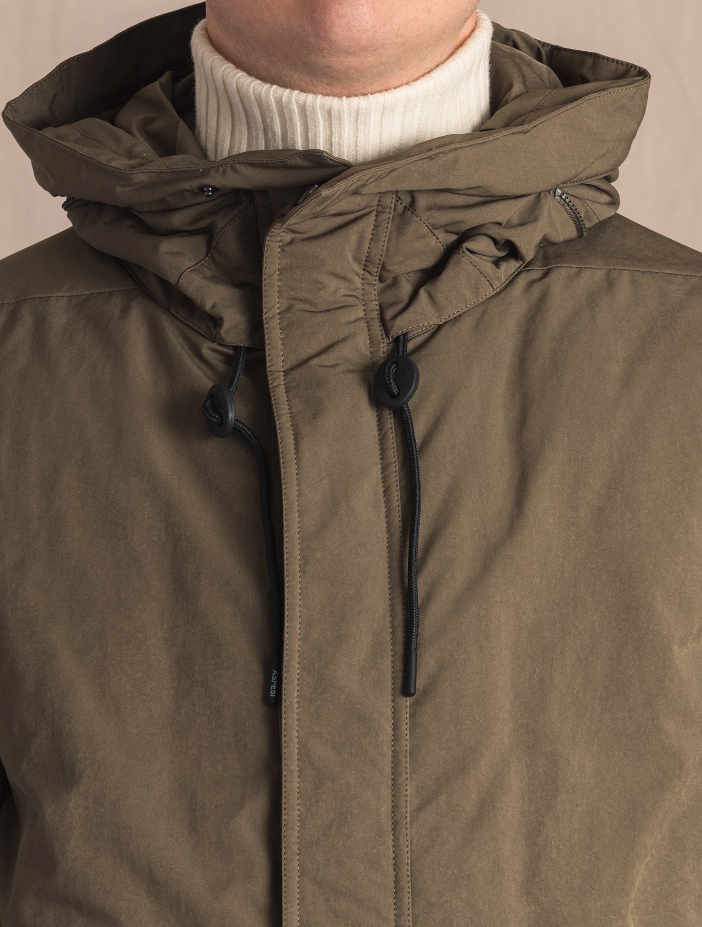 Military Green Azoto Down Parka | Gabucci