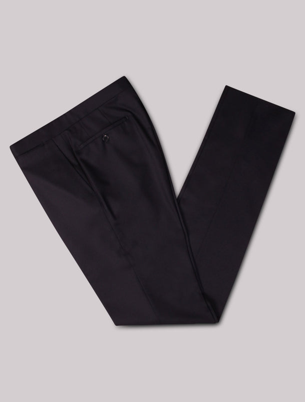 VBC Brown Wool Flannel Dress Pant - Custom Fit Tailored Clothing