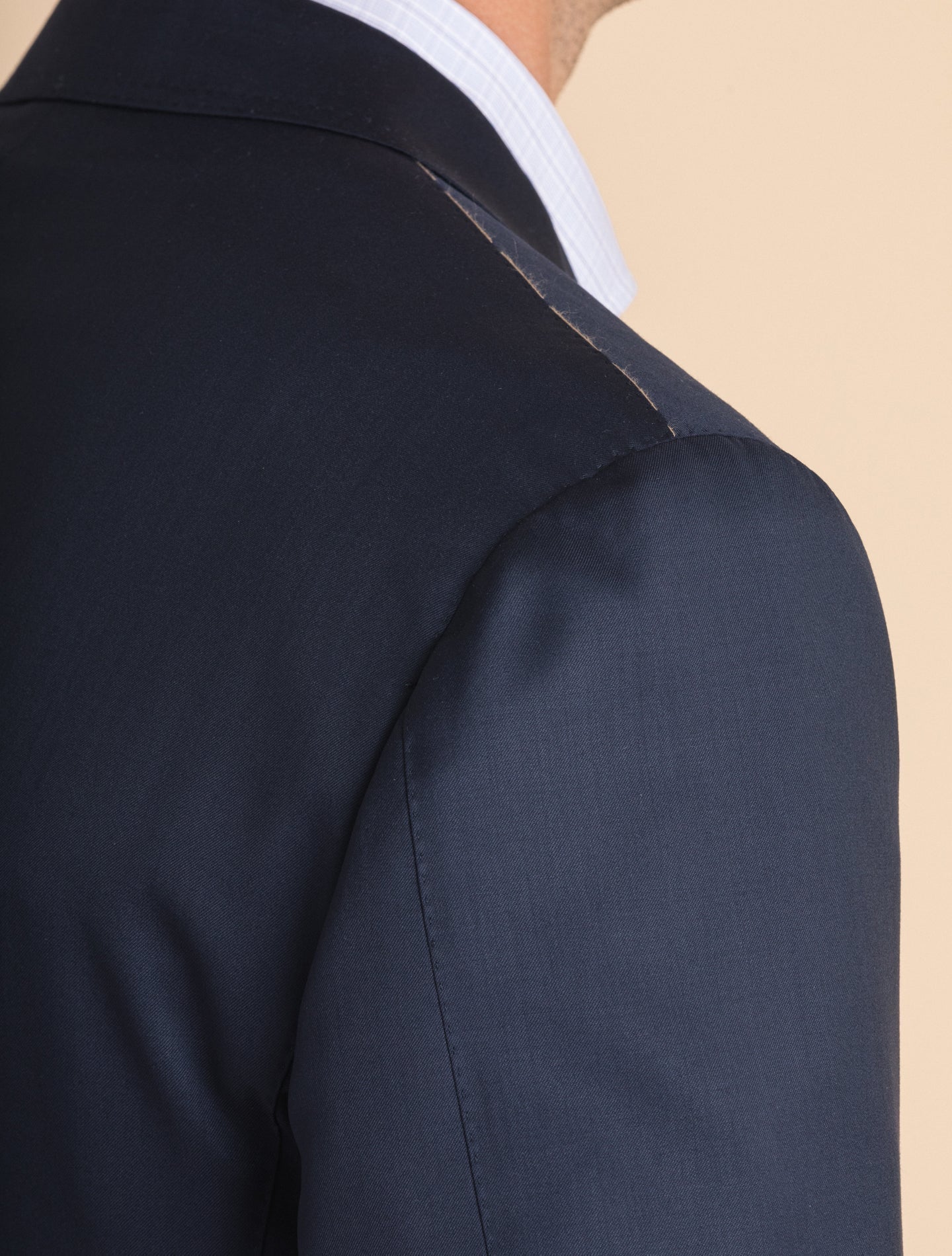 Navy Dresswool Single Breasted Suit | Gabucci