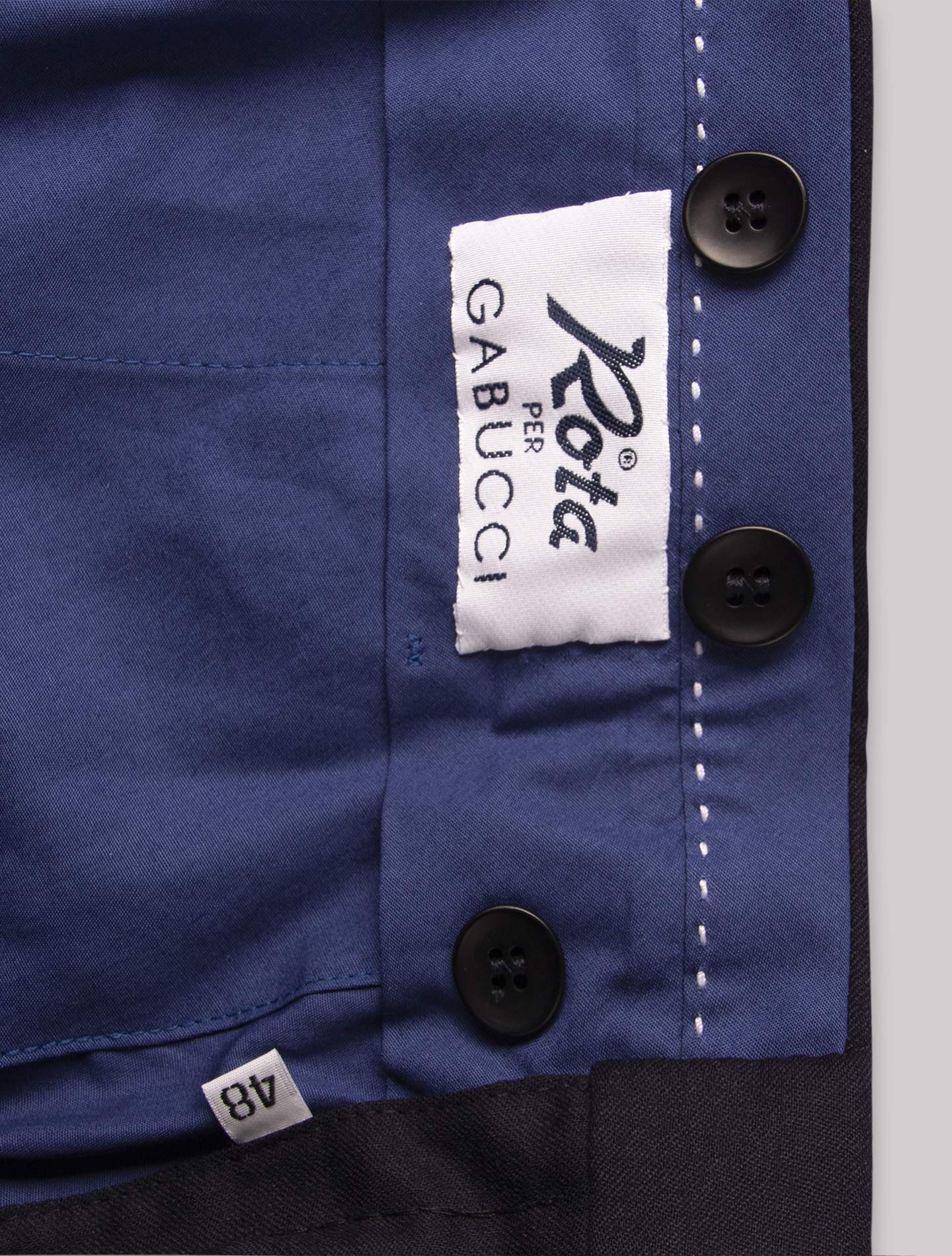 Navy Mid Rise Trousers