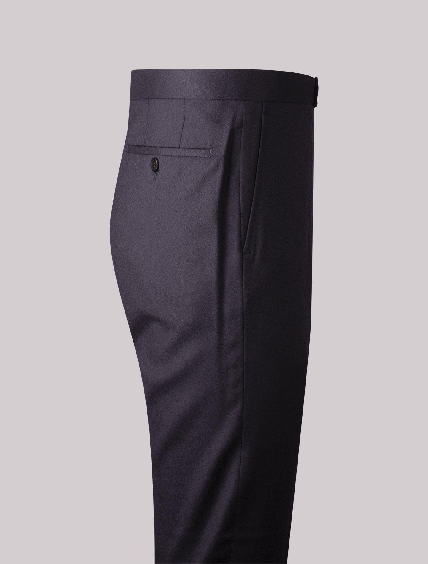 Navy Mid Rise Trousers