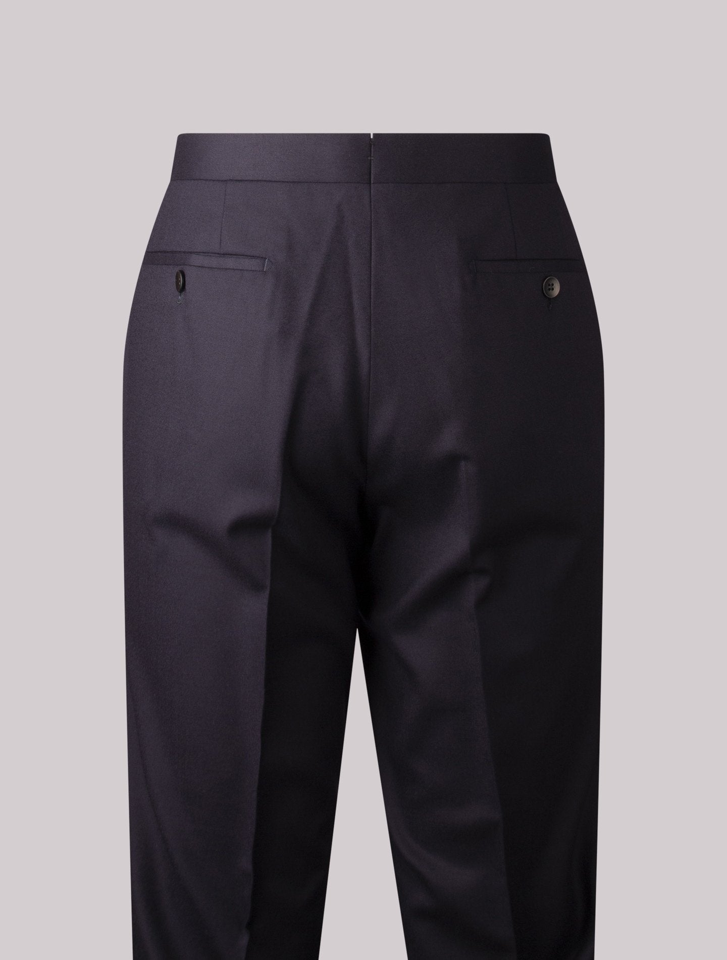 Navy Mid Rise Trousers