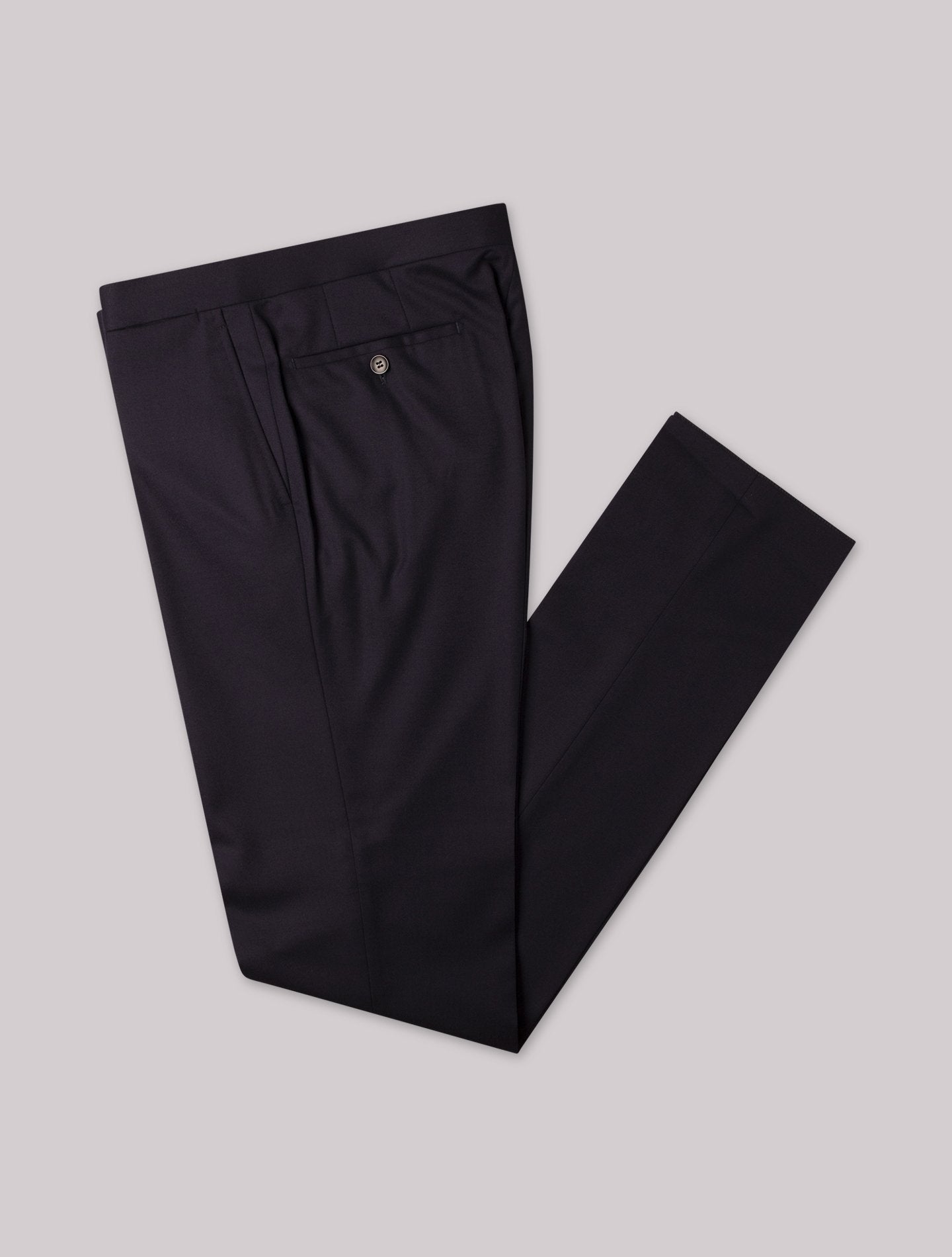 Navy Mid Rise Trousers