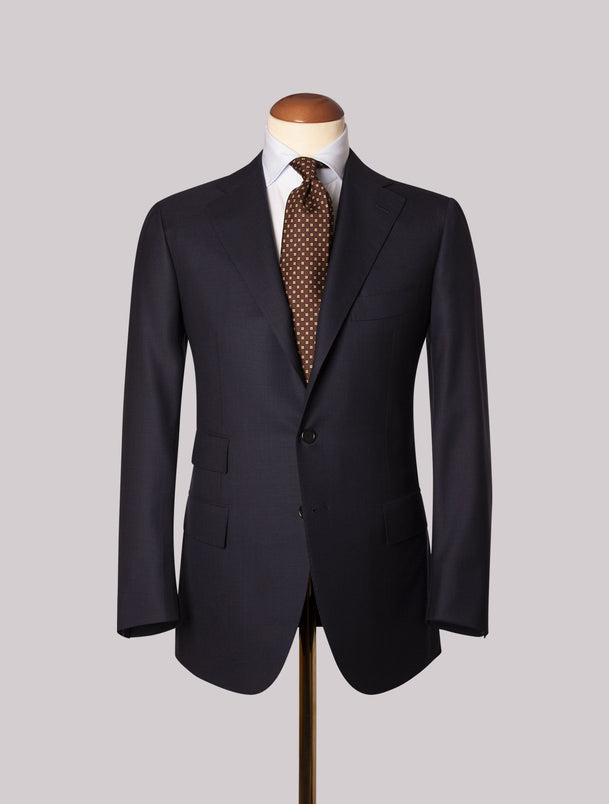 Navy Single Breasted Suit Gabucci