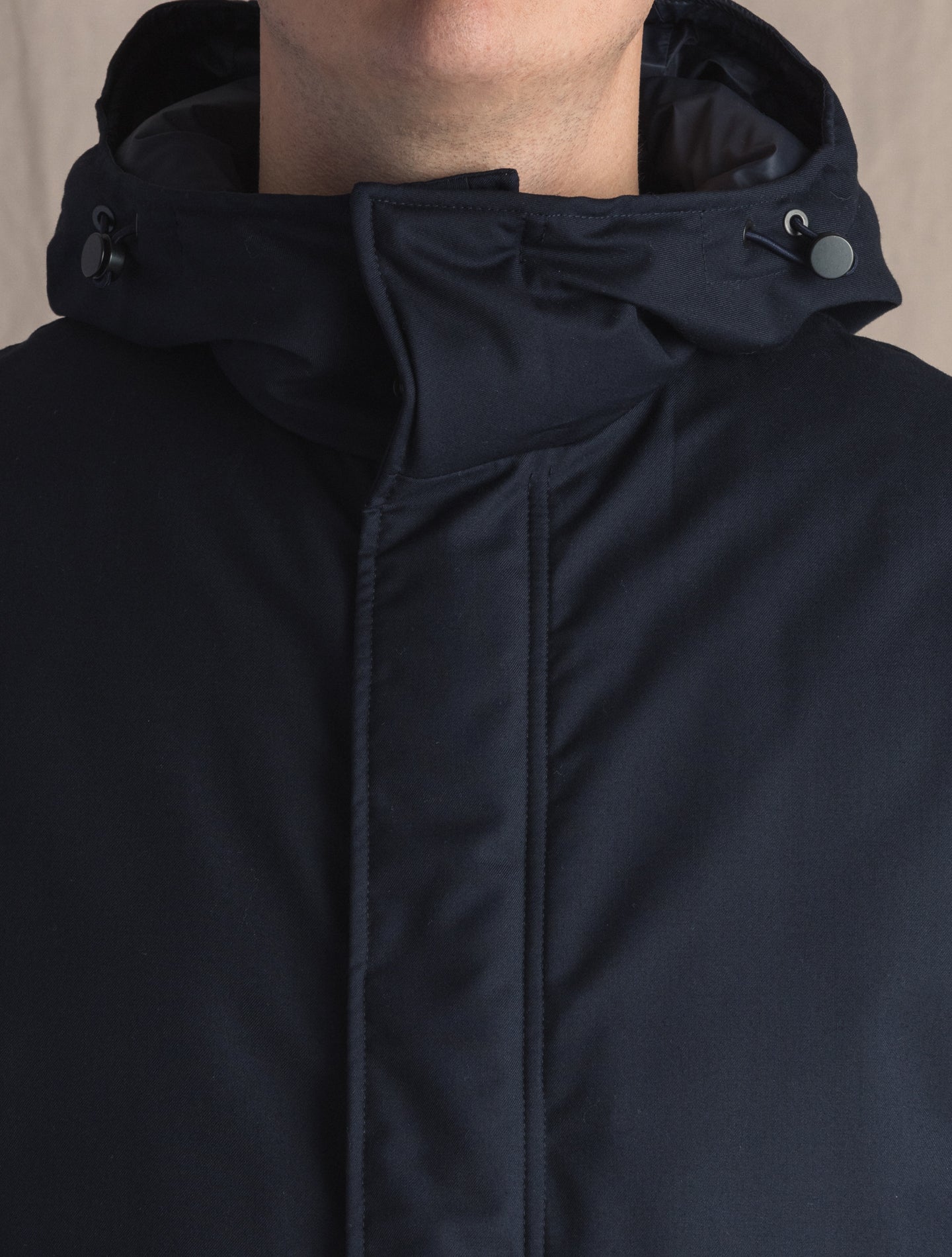 Navy Technical Parka | Gabucci