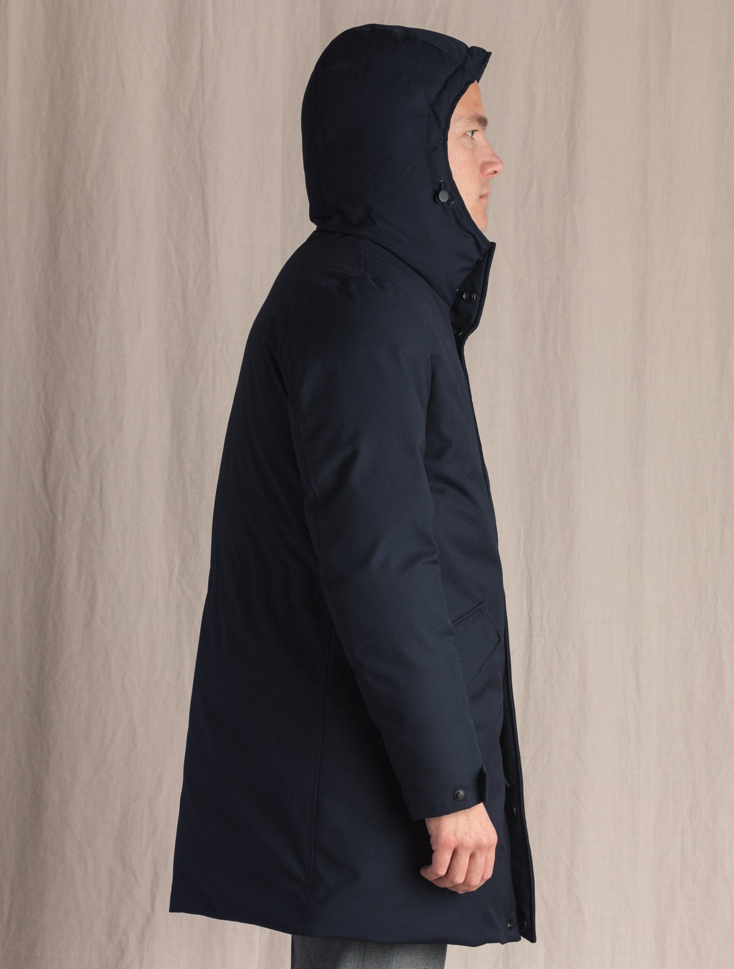 Navy Technical Parka | Gabucci