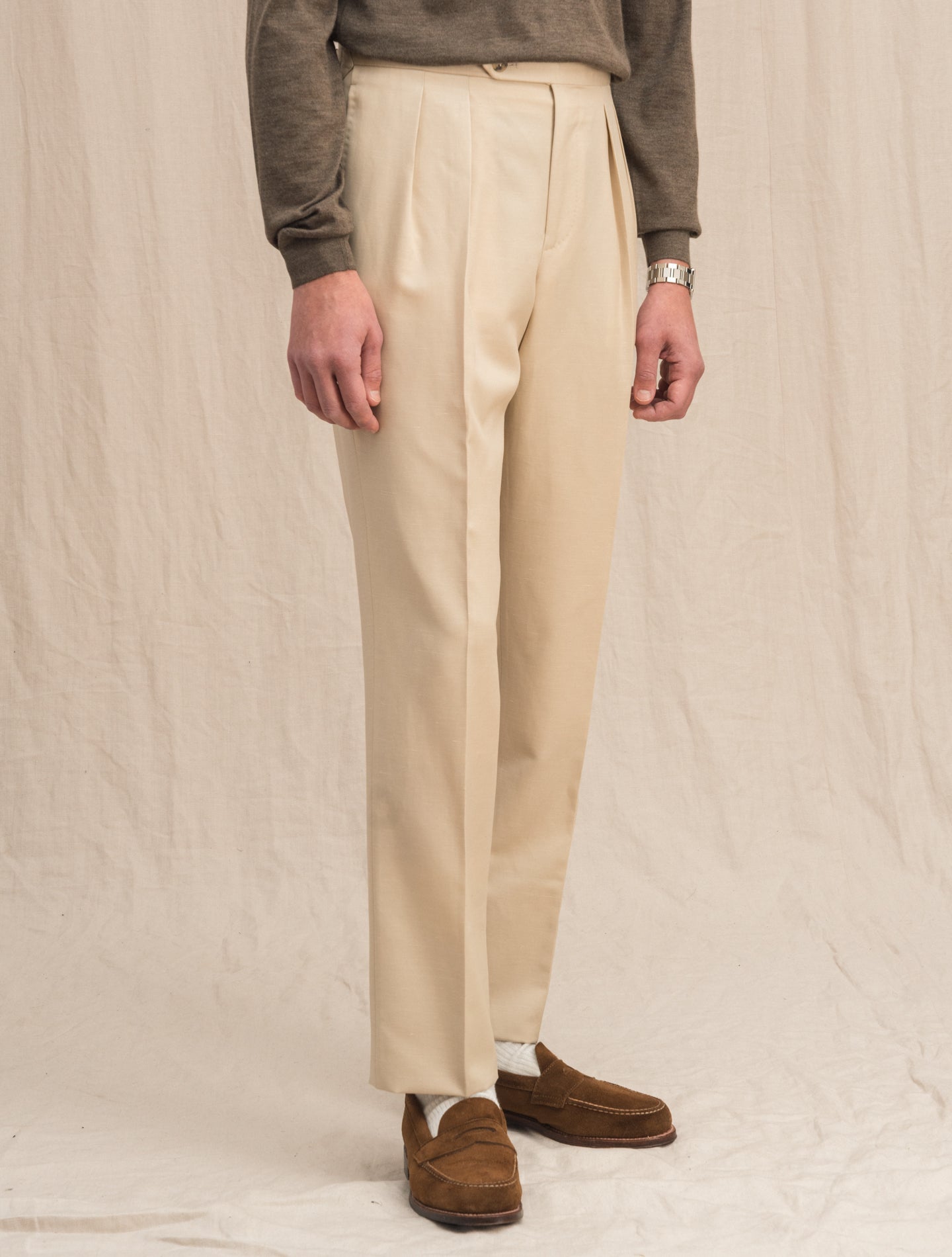 New York Trouser Beige Rota Trousers 46