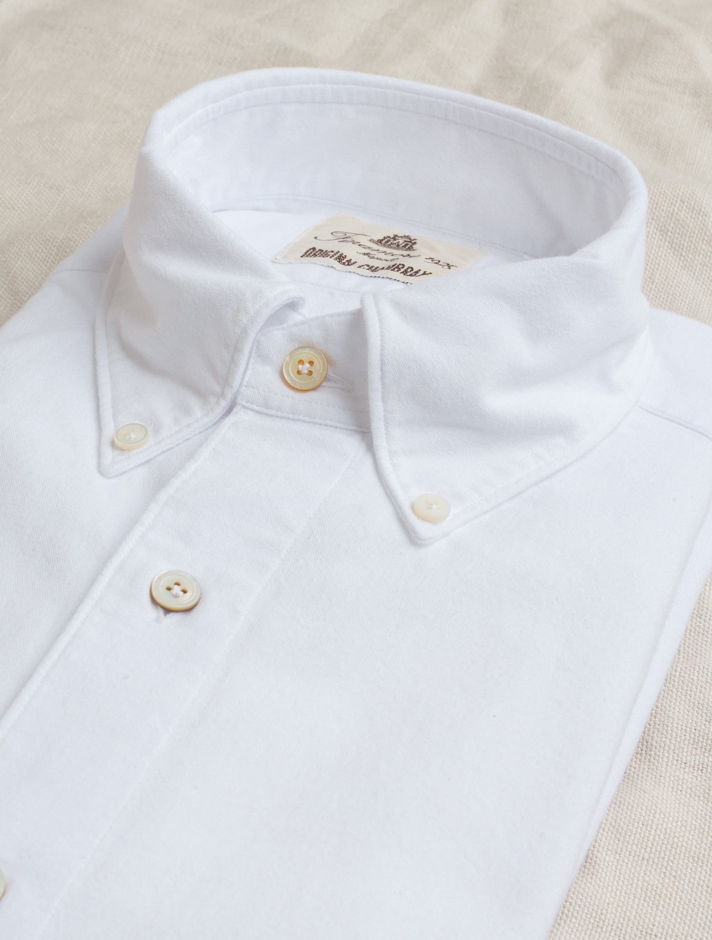 Original Chambray Tokyo Shirt White Finamore Shirts 37