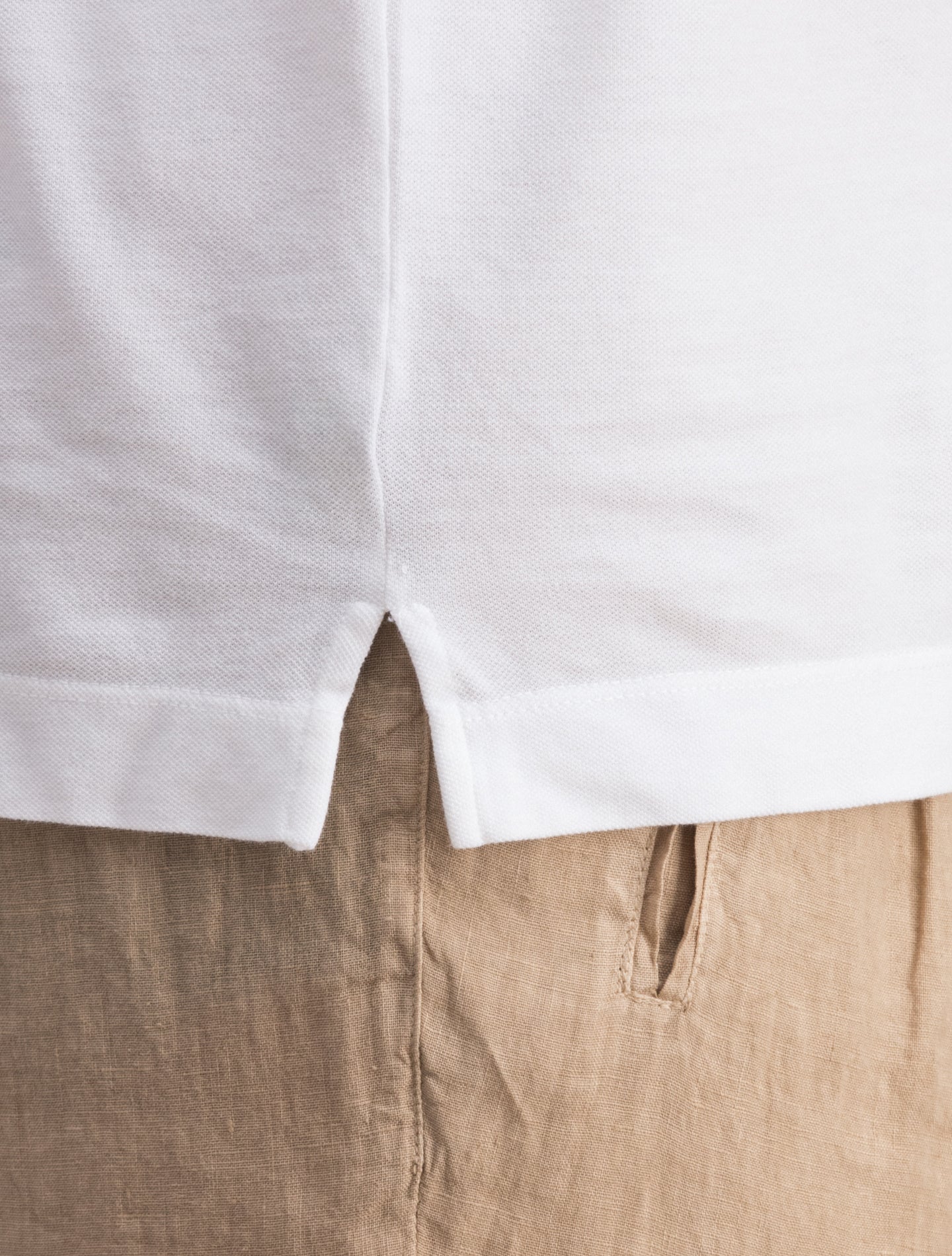 Pique Raglan T-Shirt White Zanone T-shirts 48