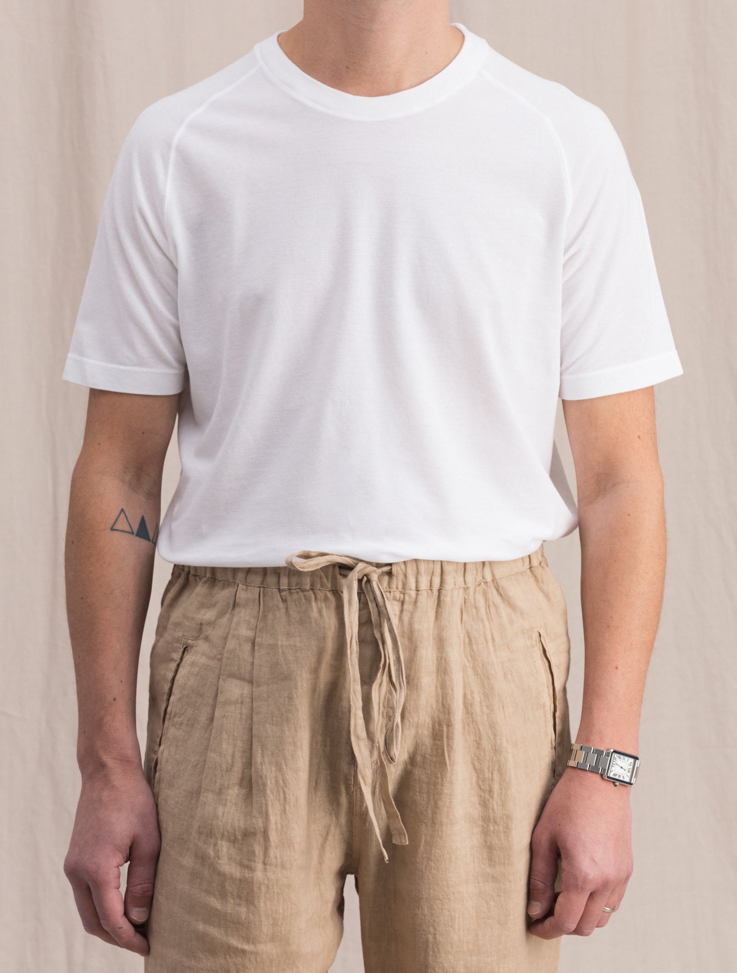 Pique Raglan T-Shirt White Zanone T-shirts 48