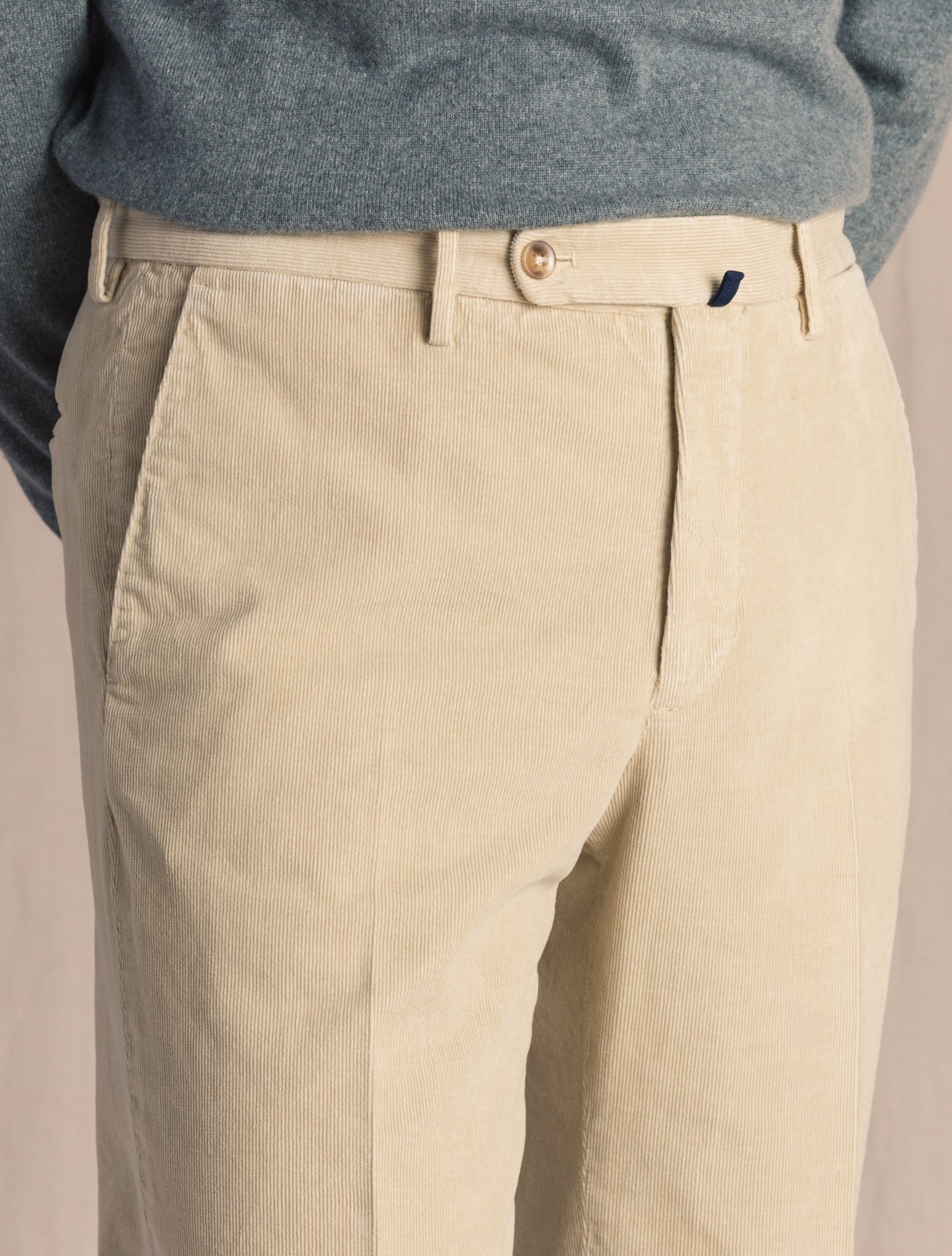 Regular Fit Baby Corduroy Trousers Sand Incotex Trousers 46