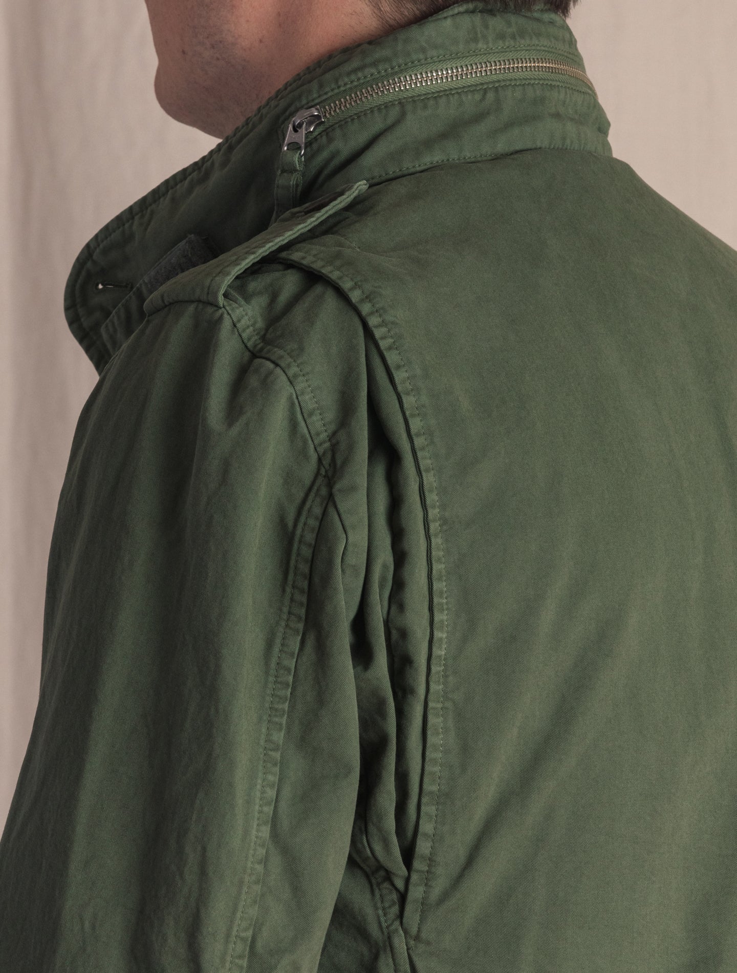 Sage Green Minifield Jacket Cotton | Gabucci