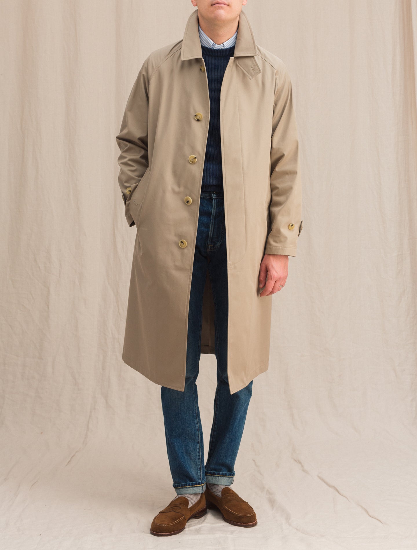 Selwyn Raglan Coat Sand Mackintosh Outerwear 36/S