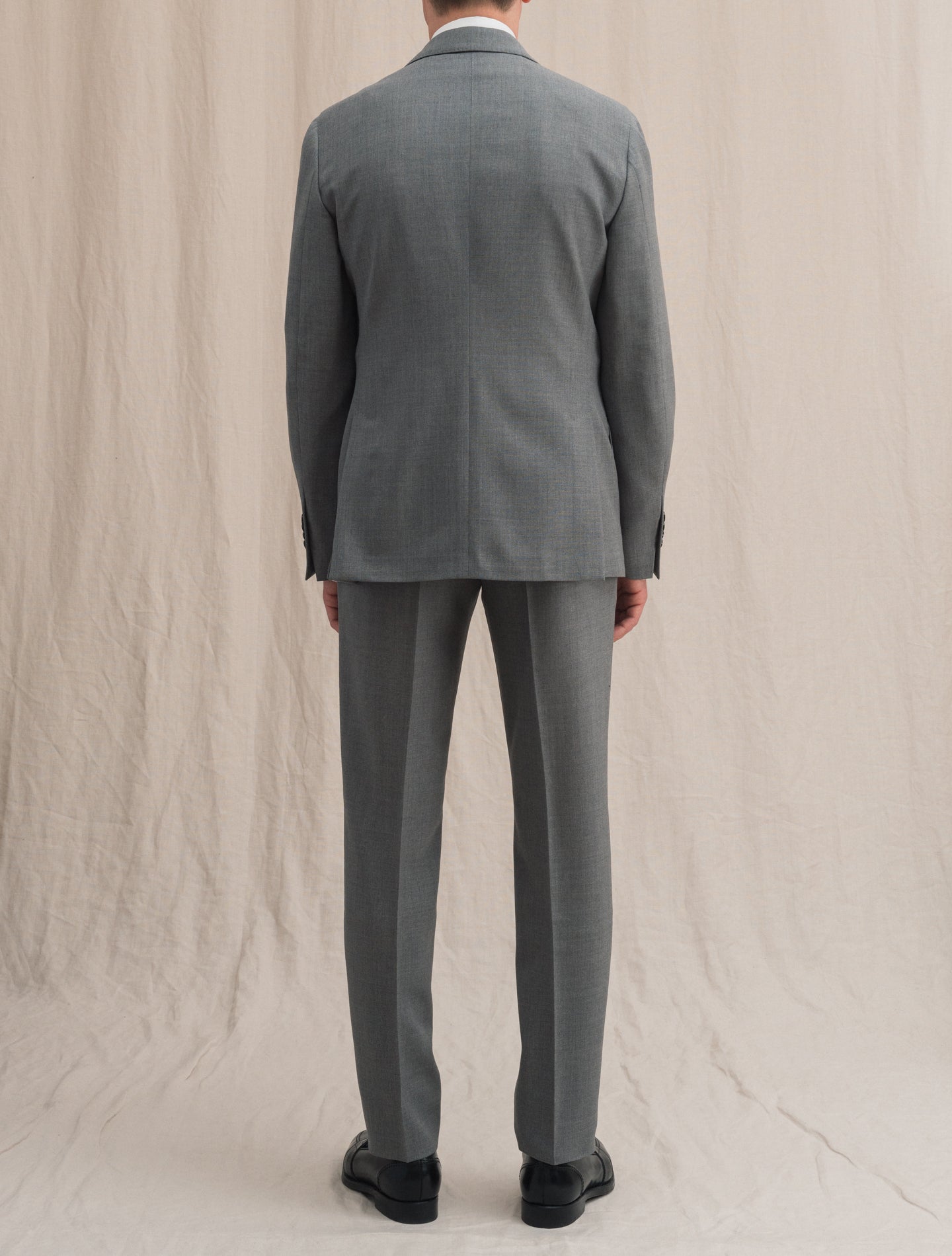 Single Breasted Suit Grey | Gabucci