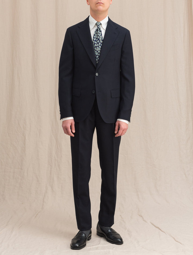 Lardini single-breasted wool suit set - Blue