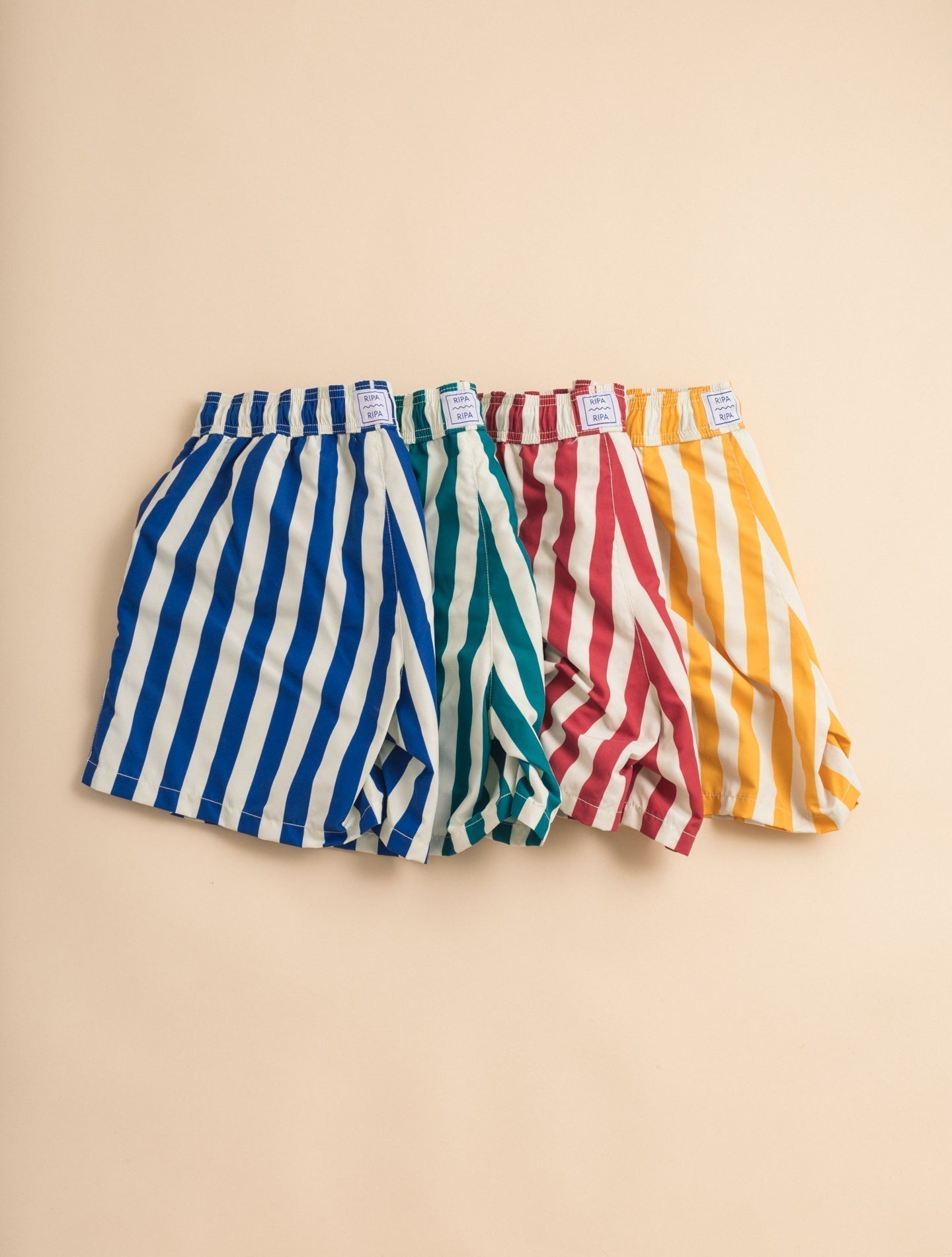 Swim Trunk Two Tone Blue White Ripa Ripa Swimwear S