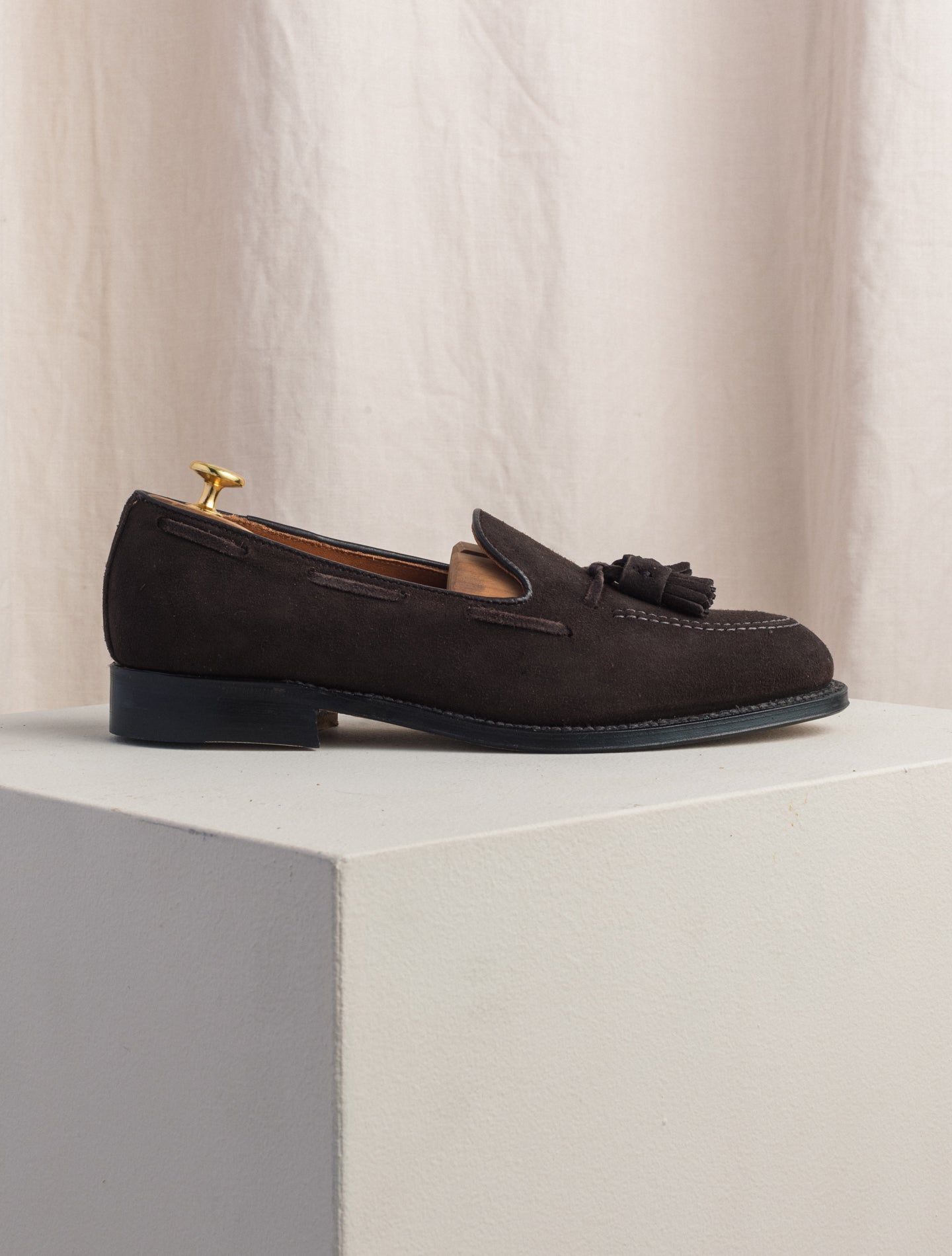 Tassel Loafer Dark Brown Alden Loafers US 6,5