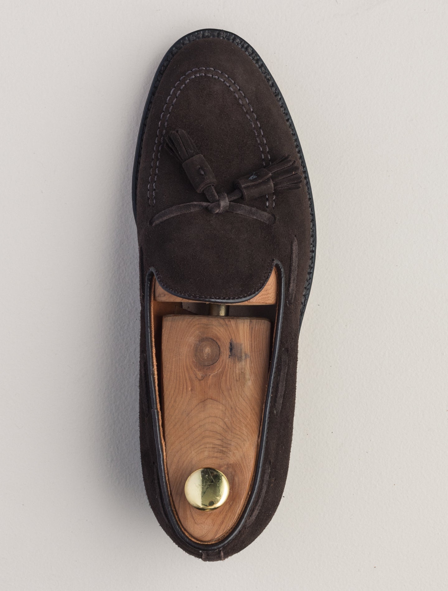 Tassel Loafer Dark Brown Alden Loafers US 6,5