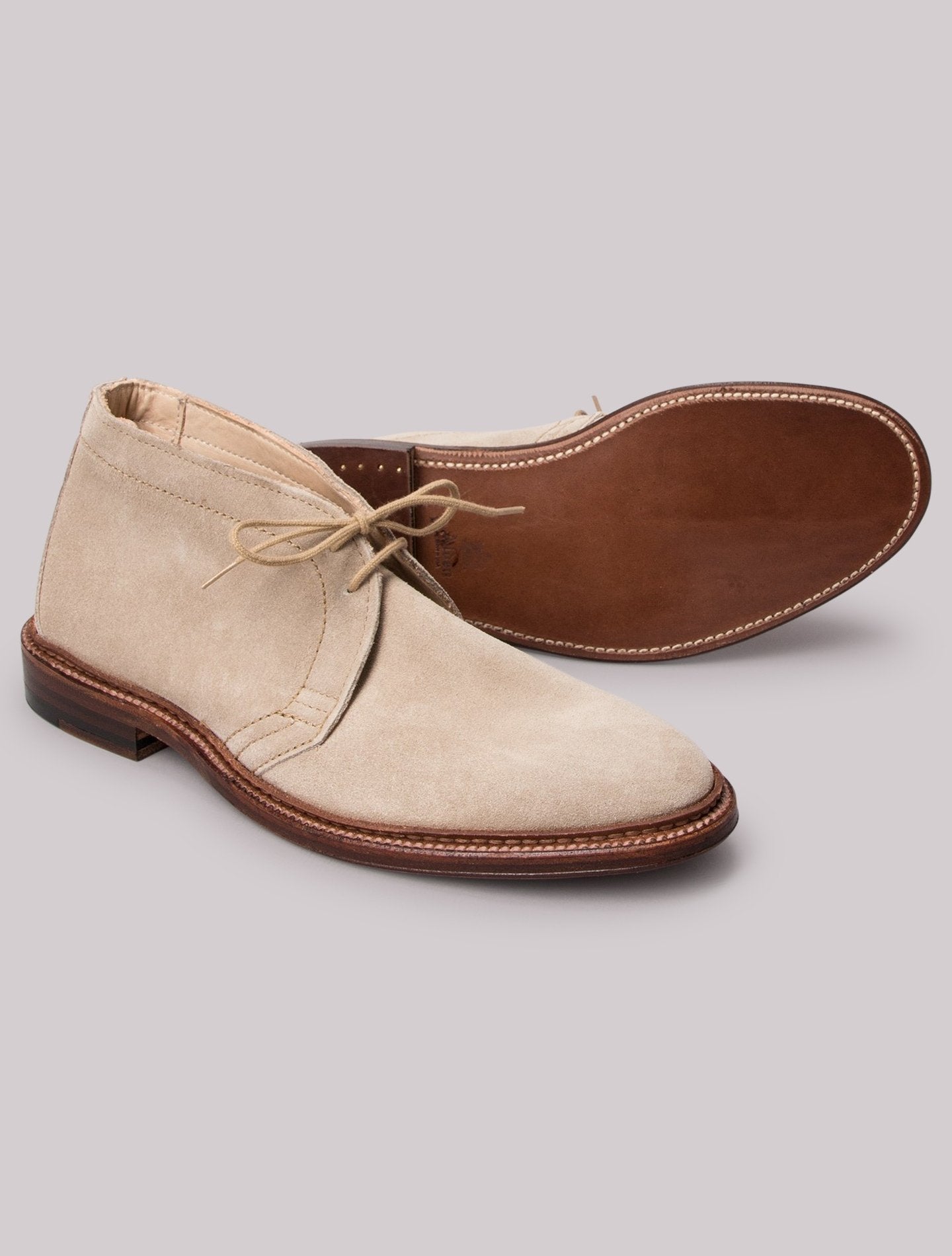 Unlined Chukka Milkshake Suede Alden Boots US 6,5