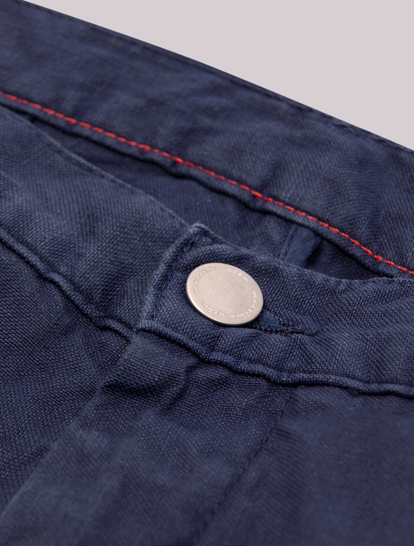 Vela Cotton Linen Shorts Navy Massimo Alba Trousers 46