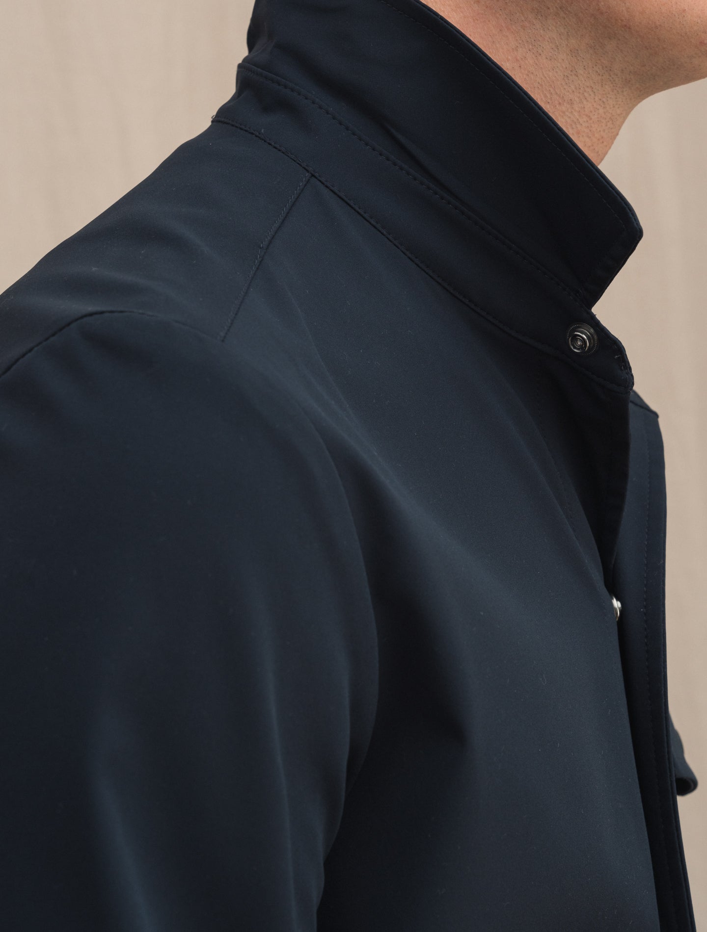 Water Repellant Jacket Navy Manto Outerwear 48