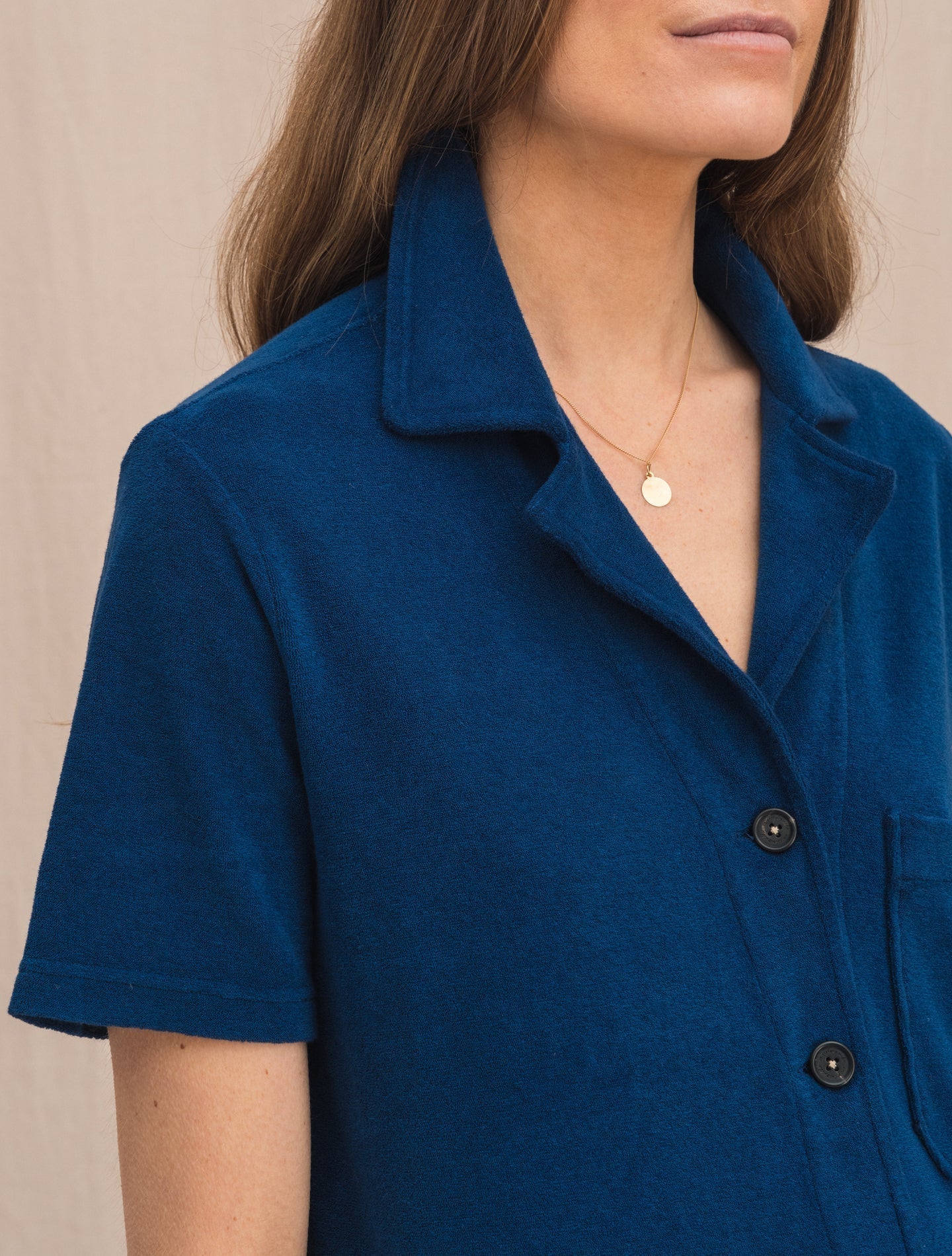 Wendy Short Sleeve Terry Shirt Blue Massimo Alba Shirts S