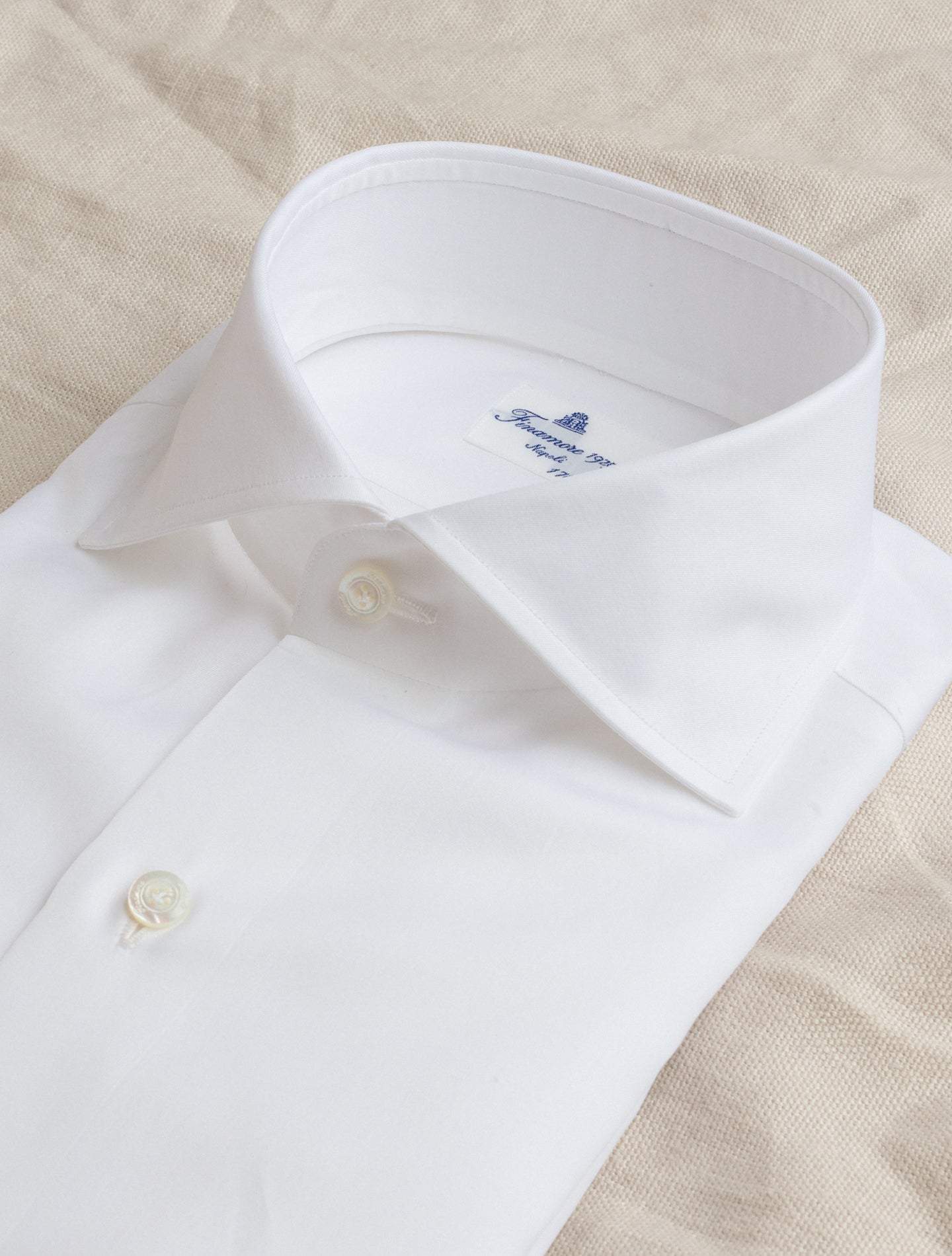 White Eduardo 170 Cut Away Shirt | Gabucci