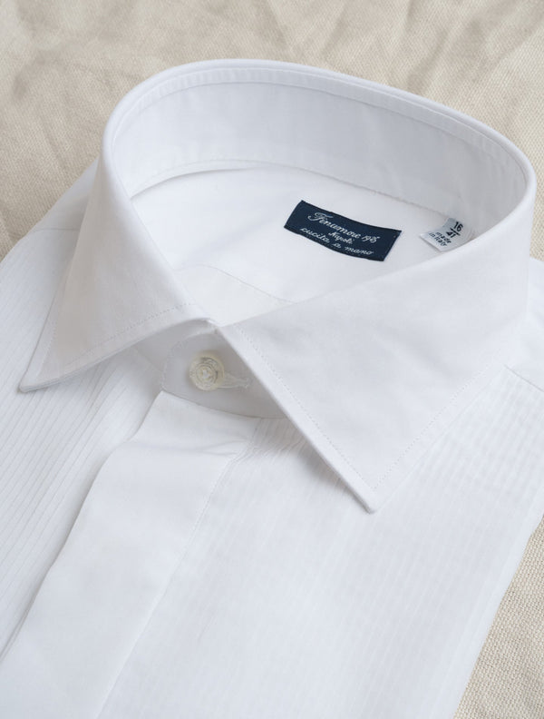 White Tuxedo Shirt Gabucci
